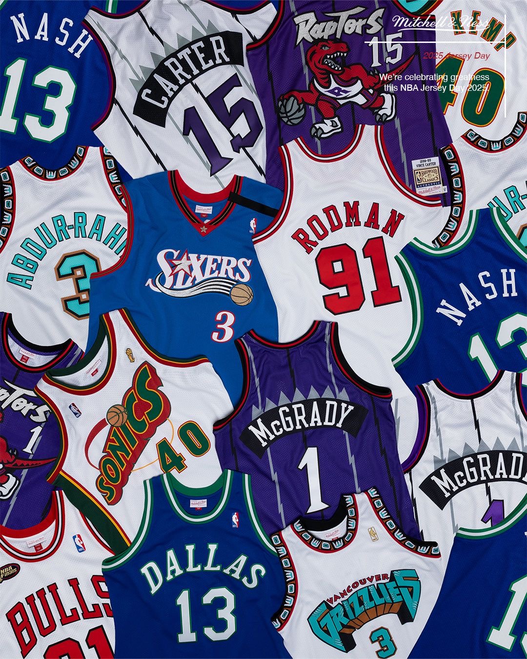 Basketball jerseys collection